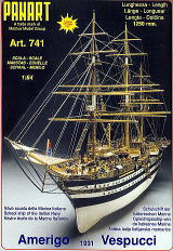 イタリア・マンチュアセルガル社（741）アメリゴ・ベスプッチ（大）/(株)帆船模型スタジオＭ