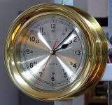 真鍮製ブリッジ掛時計（207C）/(株)帆船模型スタジオＭ