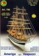 マンチュアセルガル社（799）アメリゴベスプッチ号/(株)帆船模型スタジオＭ