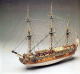 イタリア・パナルト社（750）ロイヤル・キャロライン号/(株)帆船模型スタジオＭ