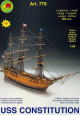 イタリア・マンチュアセルガル社（779）USSコンスティチューション号/（株）帆船模型スタジオＭ