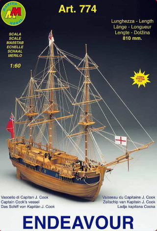 イタリア・マンチュア社（＃740）エンデバー号/（株）帆船模型スタジオＭ