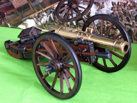 スペイン製　大砲模型　1863年  1651式。
