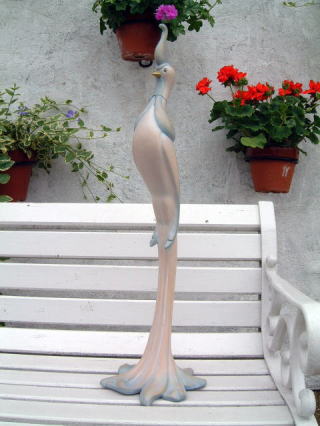 スペイン製 木彫り水鳥(立ち姿)/㈱帆船模型スタジオM