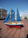 スペイン製木製帆船模型完成品『ヨット・エンデバー号』/(株)帆船模型スタジオＭ